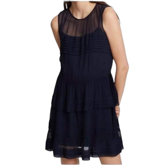 Club Monaco Ayto Dress, Navy Size 8 - Picture 3 of 16
